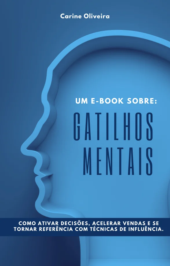 Capa do e-book Gatilhos Mentais, de Carine Oliveira